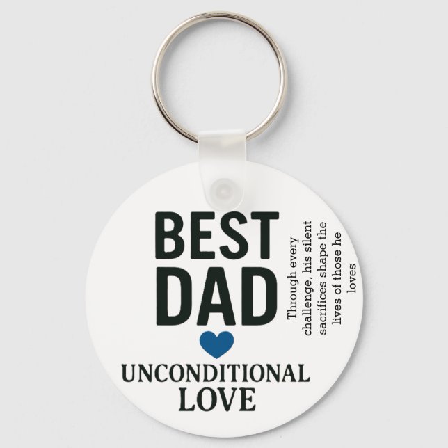 A far kärlek är en styrkefyr nyckelring (Framsida)