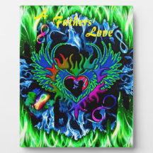 A Far Kärlek Dikt Anpassningsbar Tabletop Plaque A