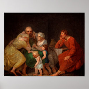 A Farewell Scene av Nicolai Abildgaard Poster