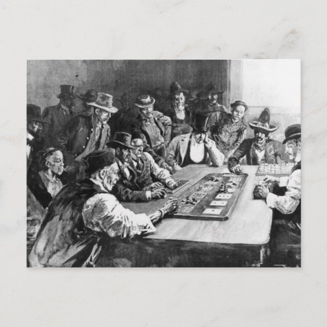 A Faro Game at El Paso Vykort (Framsida)