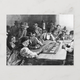A Faro Game at El Paso Vykort