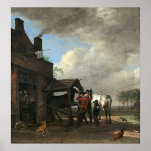 A Farrier Shop - Paulus Potter Fine Art Poster