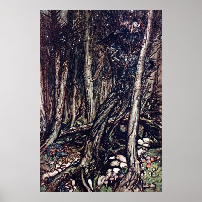 A Fearsome Forest 1848 Poster (Framsidan)