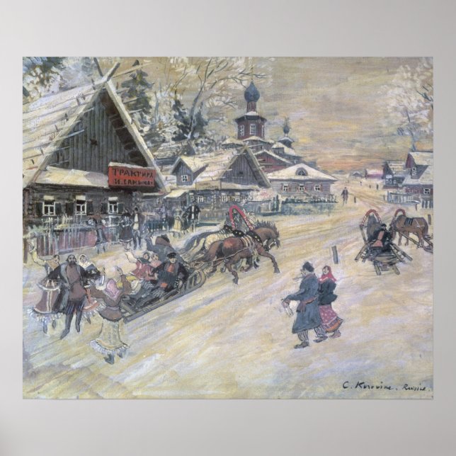 A Festive Walk, Ryssland Poster (Framsidan)