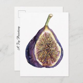 A Fig Painting Vykort
