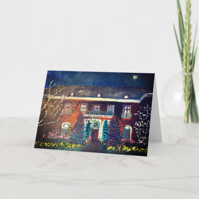 A Filoli Christmas greeting card Tack Kort (Framsida)