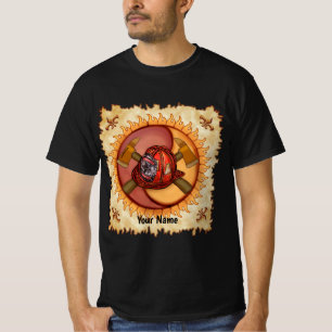 A Firefighter Yin Yang T Shirt
