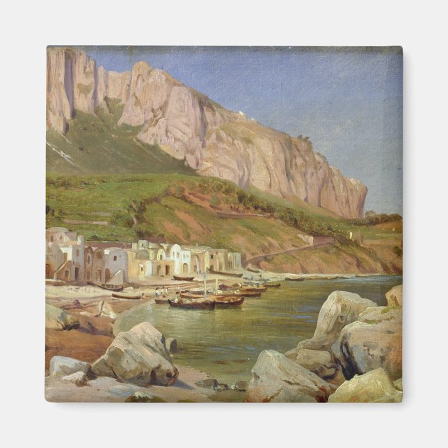A Fishing Village at Capri Magnet (Framsidan)