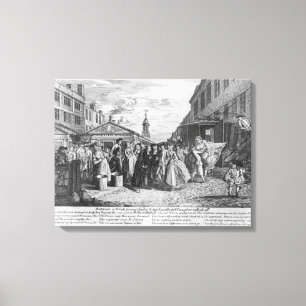 A Fleet Bröllop, 1747 Canvastryck