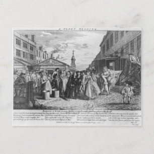 A Fleet Bröllop, 1747 Vykort