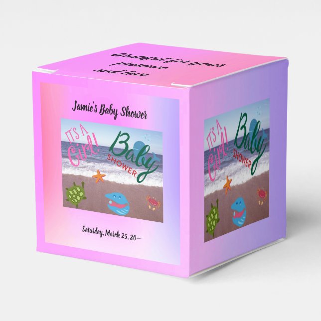 A Flicka på vägen: Oceanen Äventyr Presentaskar (Framsidan Sidan)