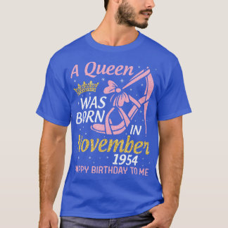 A föddes i november 1954 Grattis på födelsedagen t Shirt
