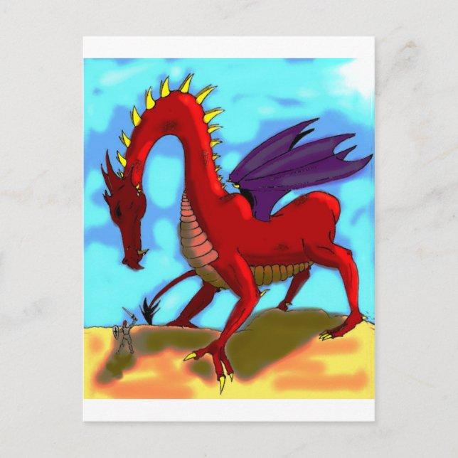 A Foolish Knight Vykort (Framsida)