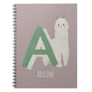 A för Alpaca Anteckningsbok