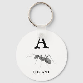 A för Ant Nyckelring