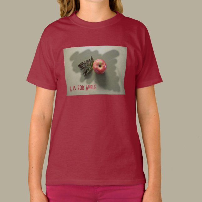 A för Apple-fotografi T Shirt (Skapare uppladdad)