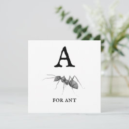 "A" för ett vanligt visitkort