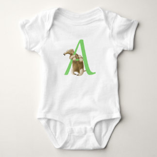 A för initial Monogram för Anteater Tee Shirt