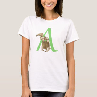 A för initial T-tröja för AnteaterMonogram Tee