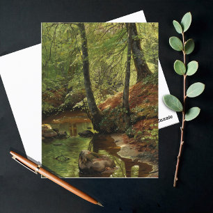 A Forest Stream (1895) Vykort