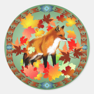 A FOX FALL RUNT KLISTERMÄRKE