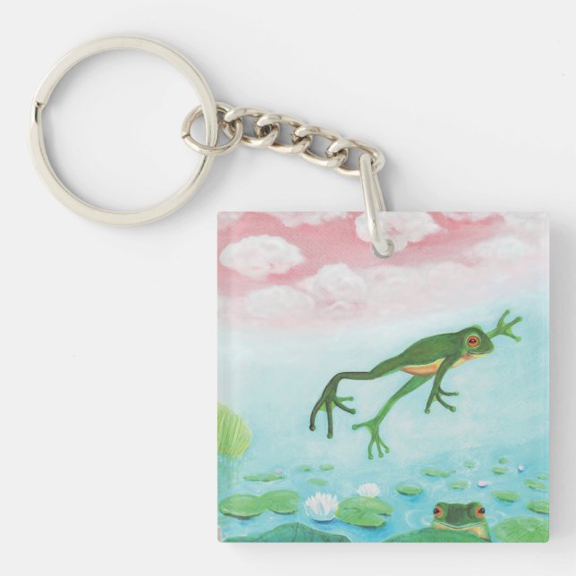 A Frog hoppar till dammbilden (Framsidan)