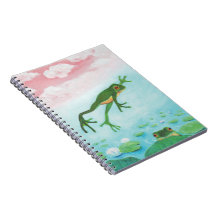 A Frog hoppar till dammbilden