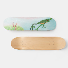A Frog hoppar till dammbilden Mini Skateboard Bräda 18,5 Cm