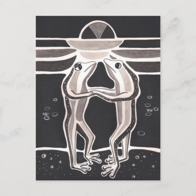 A Frog Tale Vykort (Framsida)