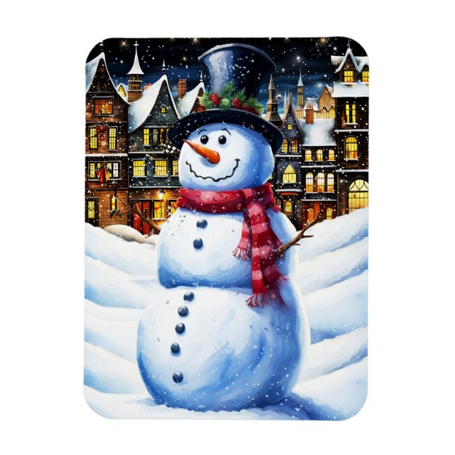 A FROSTY CHRISTMAS KVÄLL MAGNET (Vertikal)