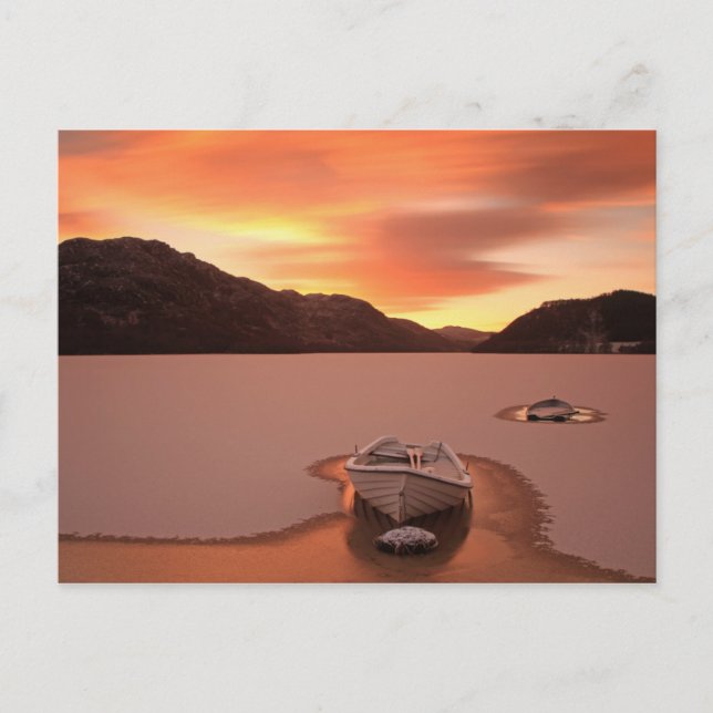 A Frozen Loch | Ruthven, Förenade kungariket Vykort (Framsida)