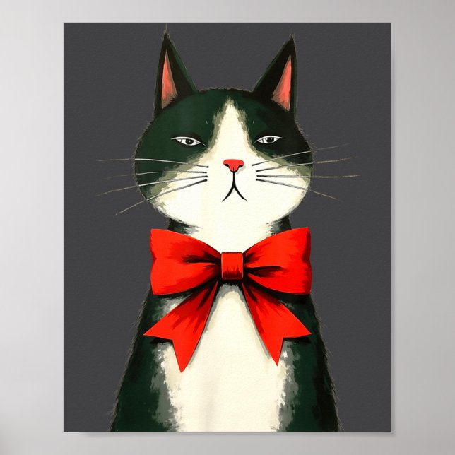 A Frumpy Holiday Cat Fun Design  Poster (Framsidan)