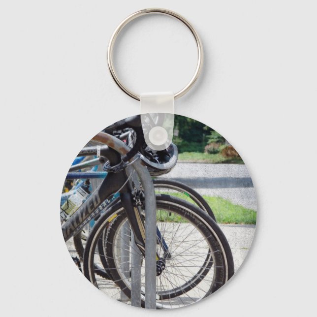 A Fullt Bike Rack Nyckelring (Framsida)