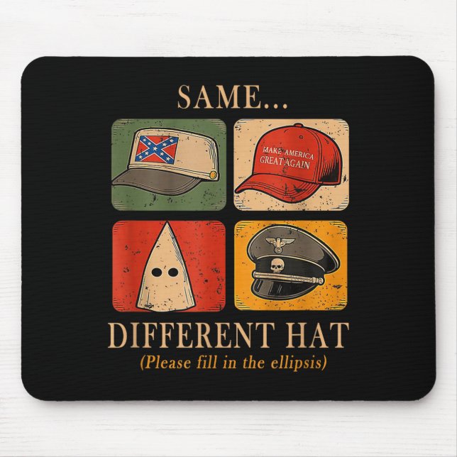 A Fun Puzzle, Same...different Hat,funny Protest T Musmatta (Framsidan)