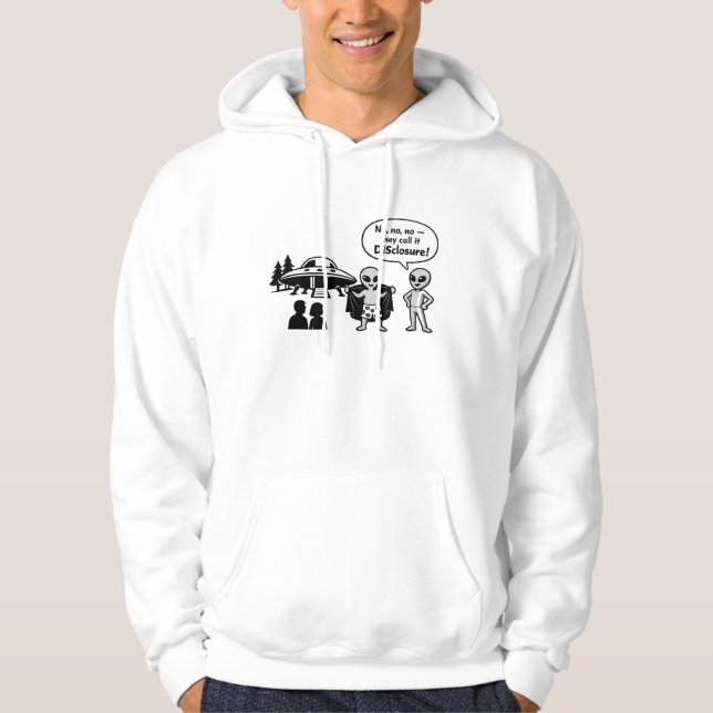 A funny take on The Disclosure movement Hoodie (Framsida)