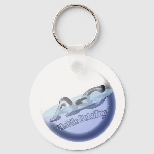 A&G Mobile Auto Detfying Logotyp Keychain Nyckelring (Framsida)