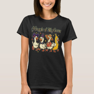 A Gaggle of Silly Geese in Full Costume Chaos T Shirt