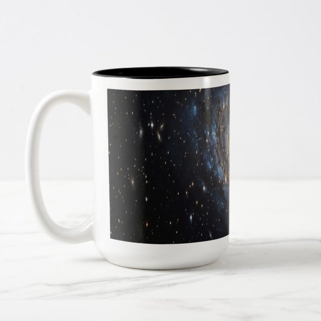 A Galaxy in Space Två-Tonad Mugg (Vänster)