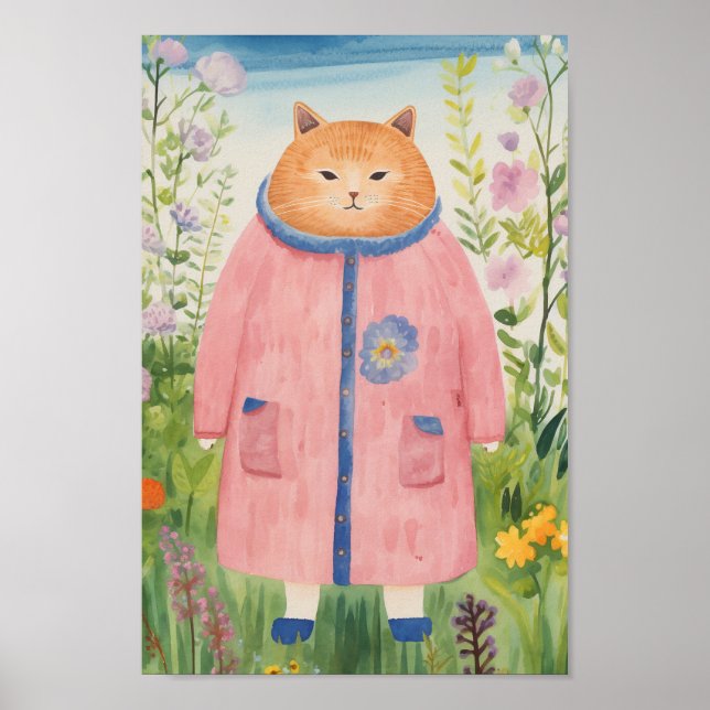 A Garden Cat Poster (Framsidan)