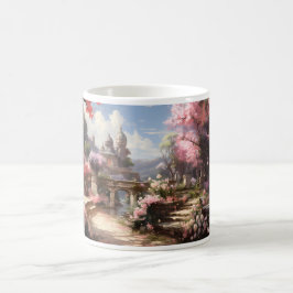 A Garden in Watercolor Stil Kaffemugg