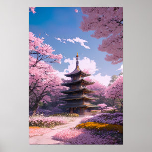 A Garden of Springtime Delight Poster