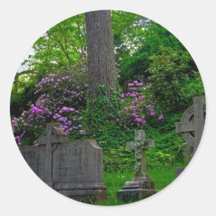 A Gardens Rest Stickers Runt Klistermärke
