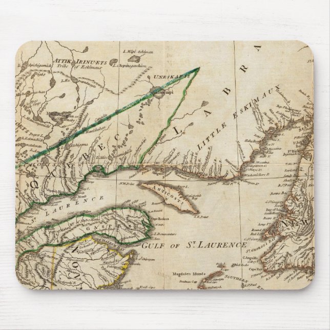 A General Karta of the Northern British Colonies Musmatta (Framsidan)