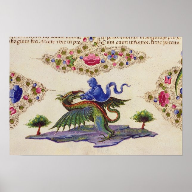 A Genie och Winged Monster Poster (Framsidan)