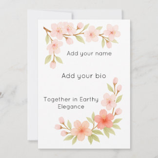 A gentle bloom to mark new beginnings. julkort