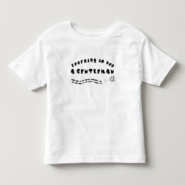 A gentleman tee shirt (Framsida)