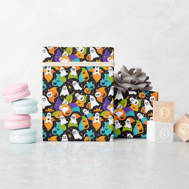 A Ghody Halloween mönster Presentpapper (Baby Shower)