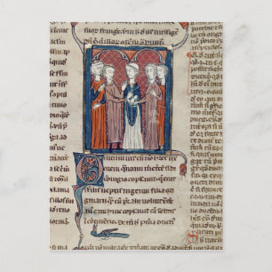 A Giftermål Scene, från Decrets de Gratien Vykort