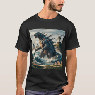 A gigantic Dutch Kaiju Titan, som kommer från Oc T Shirt