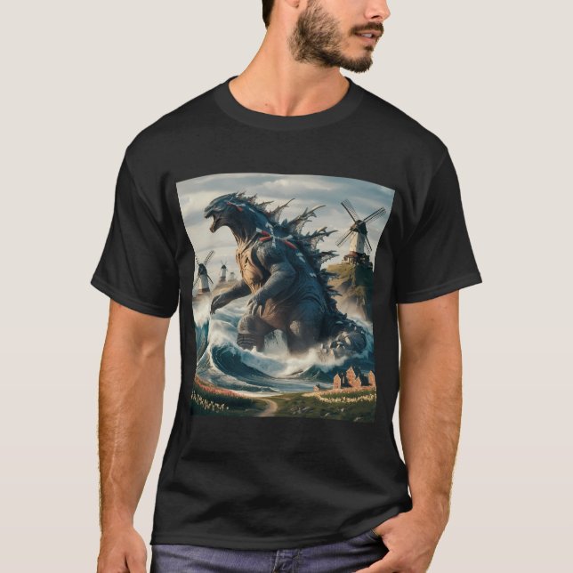 A gigantic Dutch Kaiju Titan, som kommer från Oc T Shirt (Framsida)